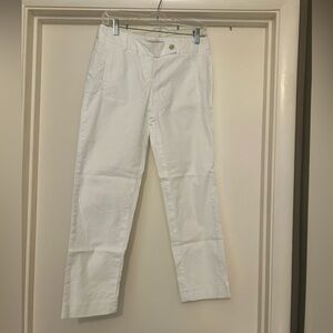 LOFT Women's Straight Leg White Pants